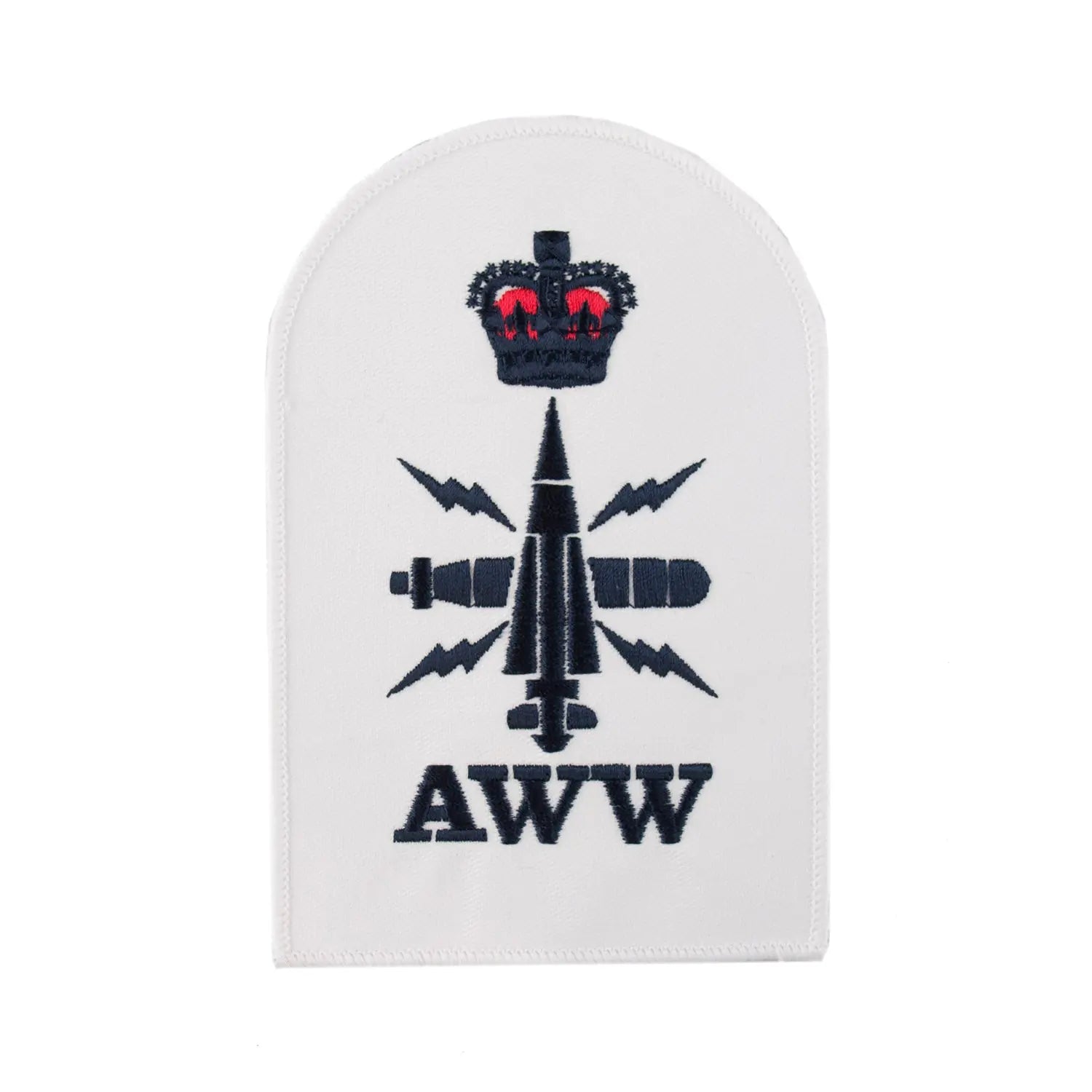 Above Water Weapons (AWW) Chief Petty Officer (PO) Royal Navy Badge wyedean