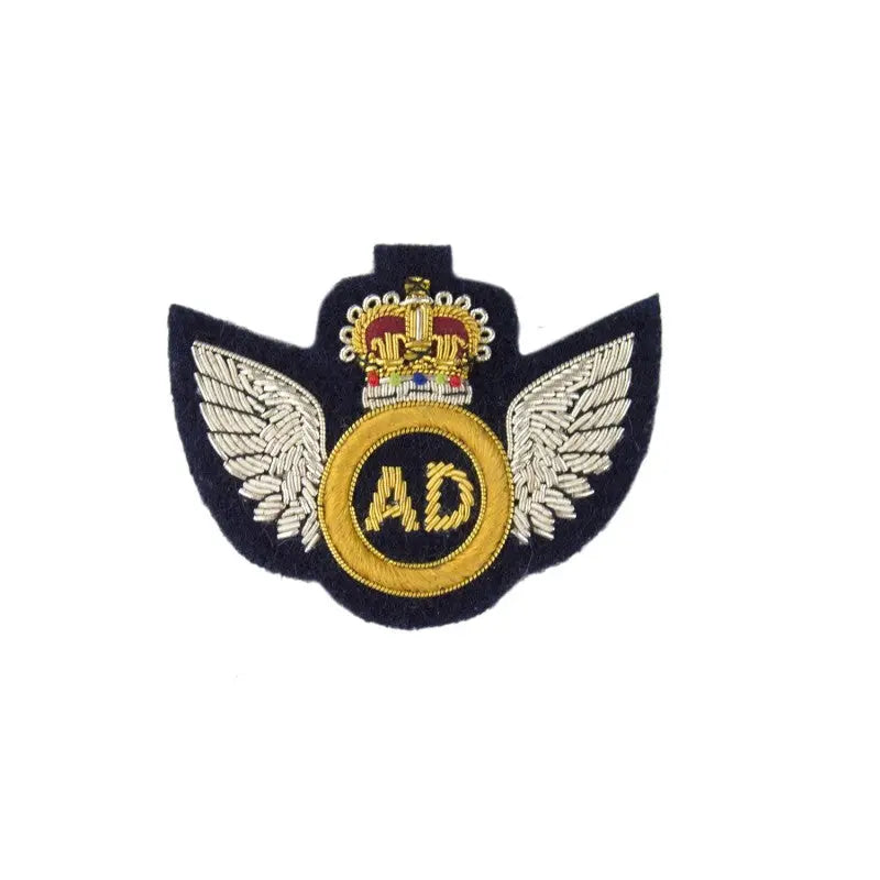 Air Despatch Royal Logistics Corp (RLC)  Wings with Crown and AD British Army Qualification Badge wyedean