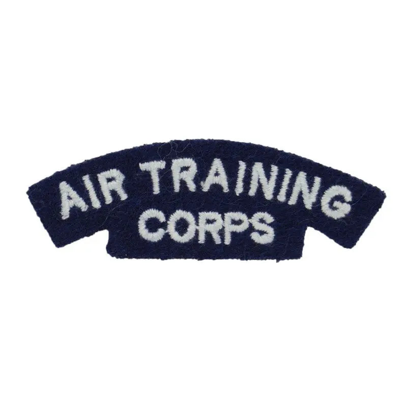 Air Training Corps Shoulder Title Flash Air Training Corps (ATC) Cadets Badge wyedean
