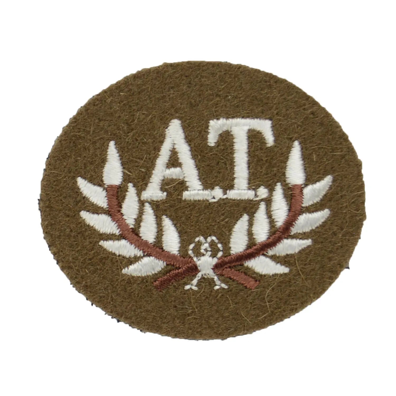 Anti-Tank Gun Layers and Guided Missile Controllers Army Badge Brown Wyedean