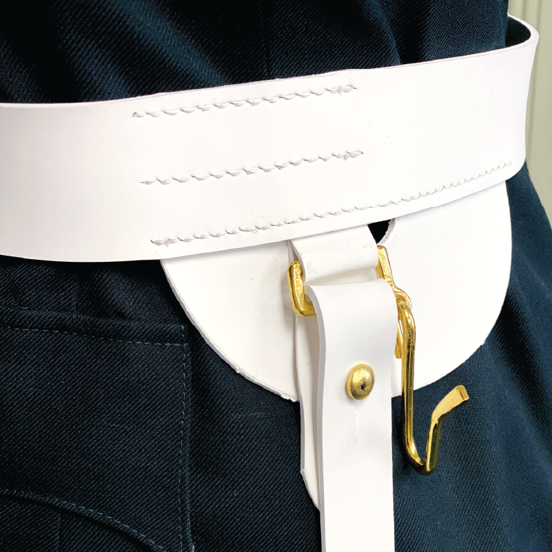 Large Corp Of Army Music (CAMUS) Waist Belt with Sword Slings WO2 and Drum Majors British Army
