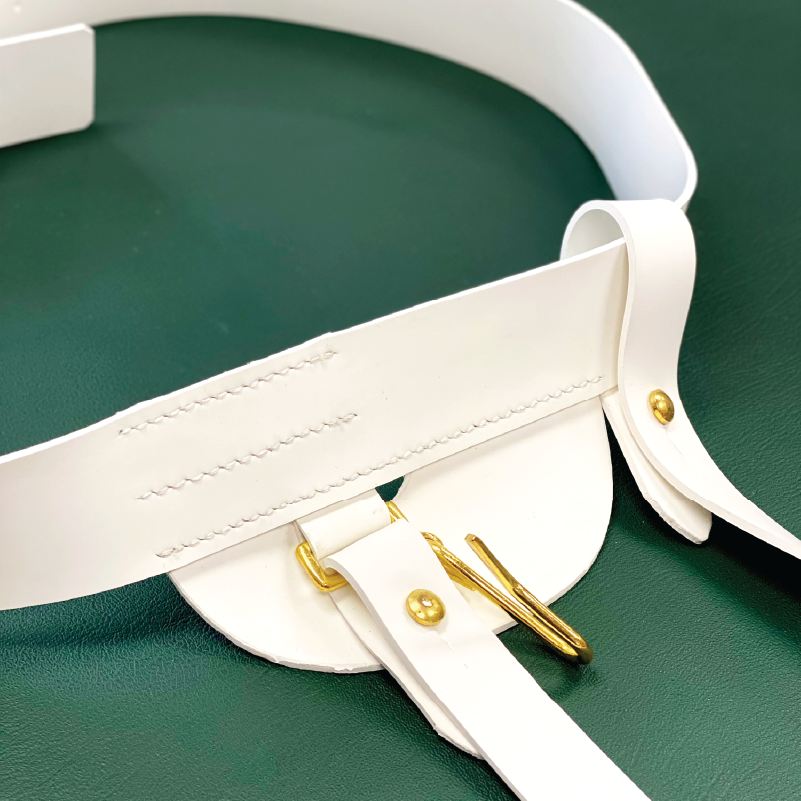 Large Corp Of Army Music (CAMUS) Waist Belt with Sword Slings WO2 and Drum Majors British Army