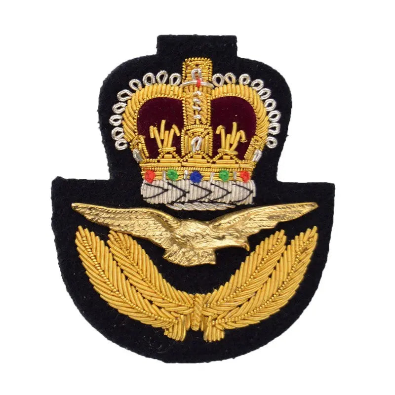 Below Air Officers Cap Badge Organisation Insignia Royal Air Force Badge wyedean