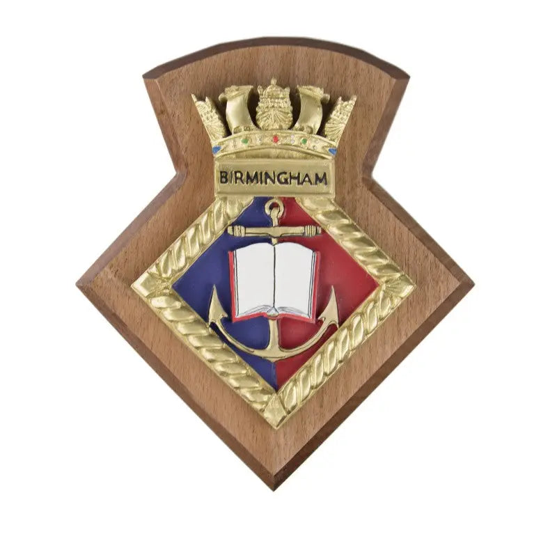 Birmingham URNU Birmingham University Royal Naval Unit Crest / Plaque wyedean