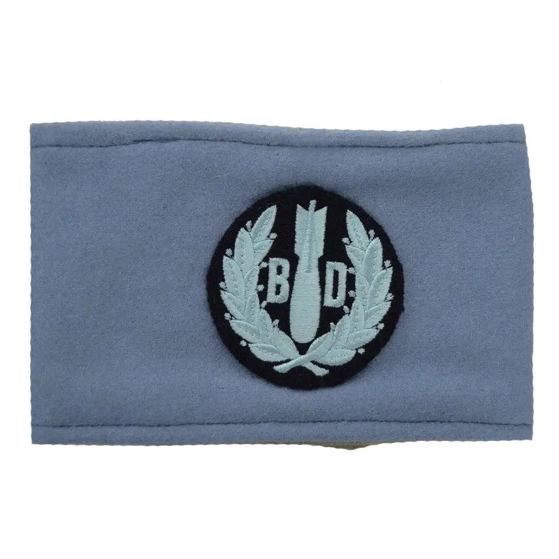 Bomb Disposal (BD) Armlet  Explosive Ordinance Disposal Royal Logistic Corps (RLC) Badge British Army wyedean
