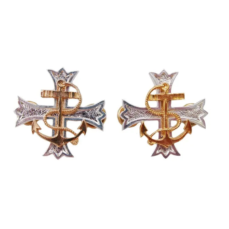 Chaplain Padre Silver/Gold Metal Badge Fittings wyedean