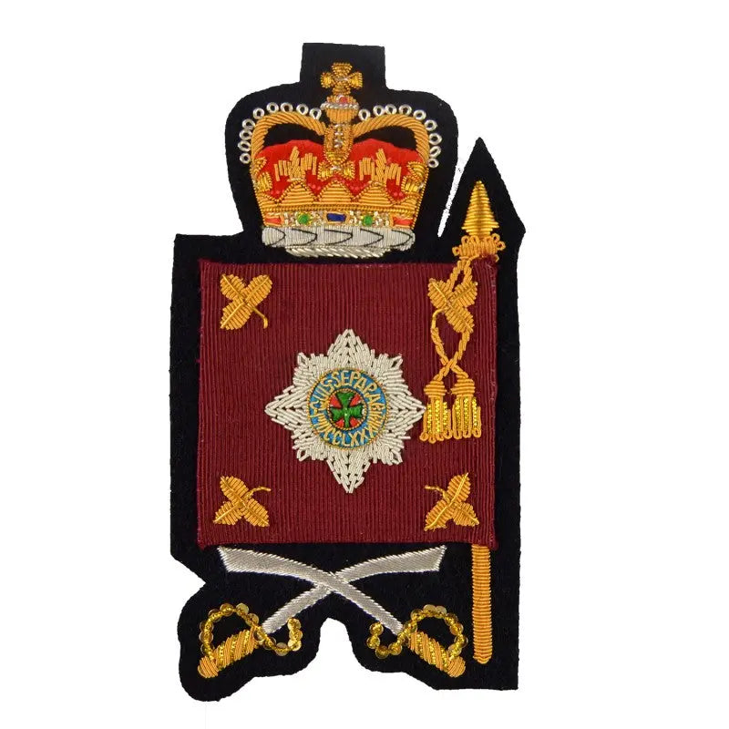 Colour Sergeants and Company Quartermaster Sergeants  Rank Household Division Irish Guards British Army Badge wyedean
