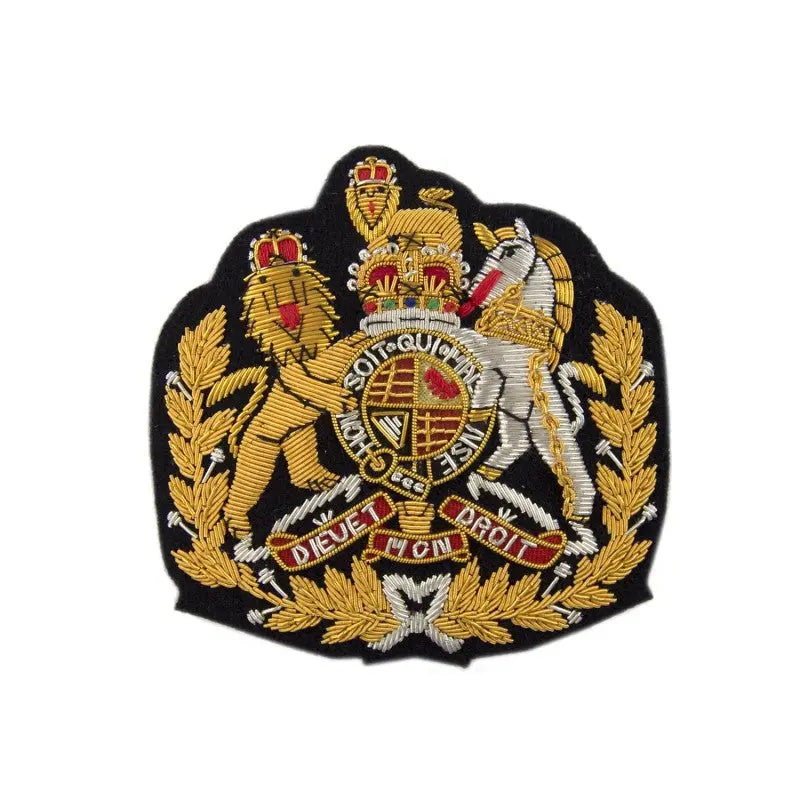 Corps and Command Regimental Sergeant Major (RSM) Royal Arms Rank Badge  British Army and Royal Marines wyedean