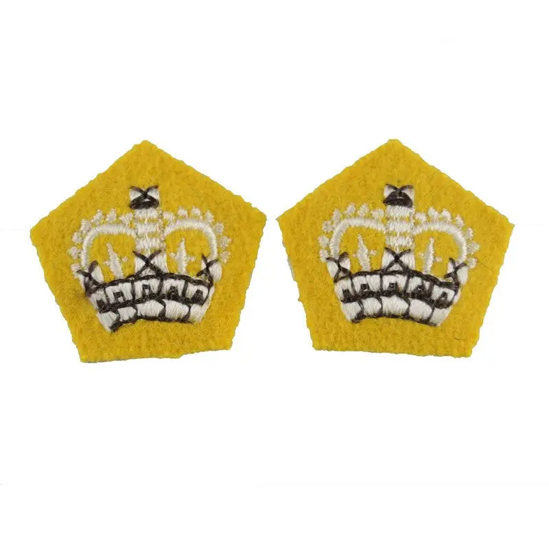 Crown Pip Rank Badge Household Cavalry British Army Badge wyedean