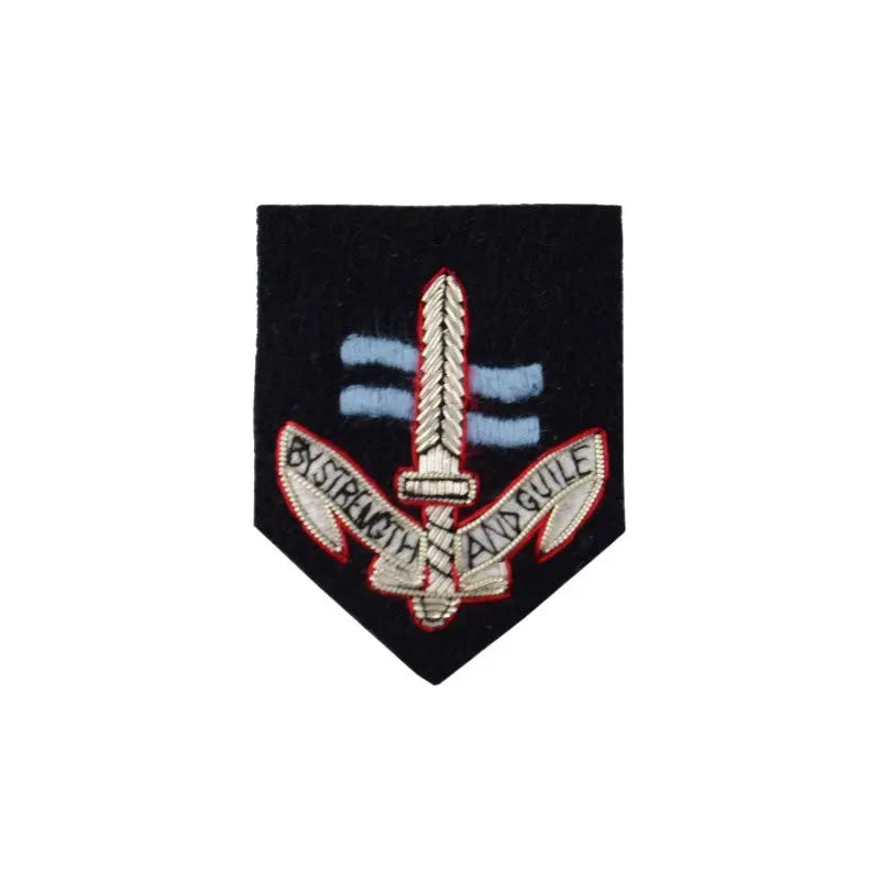 Dagger and Scroll Cap Badge Organisation Special Boat Service (SBS) Royal Marines (RM) wyedean