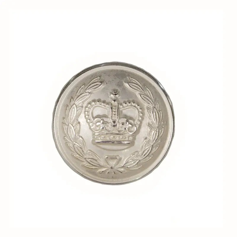 Genuine Deputy Lieutenant 27 Ligne Screw Mounted Silver Button · Wyedean