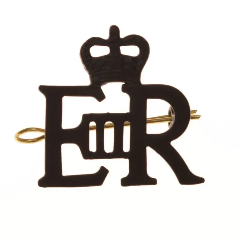 EIIR Large Black Royal Cypher and Crown British Army wyedean