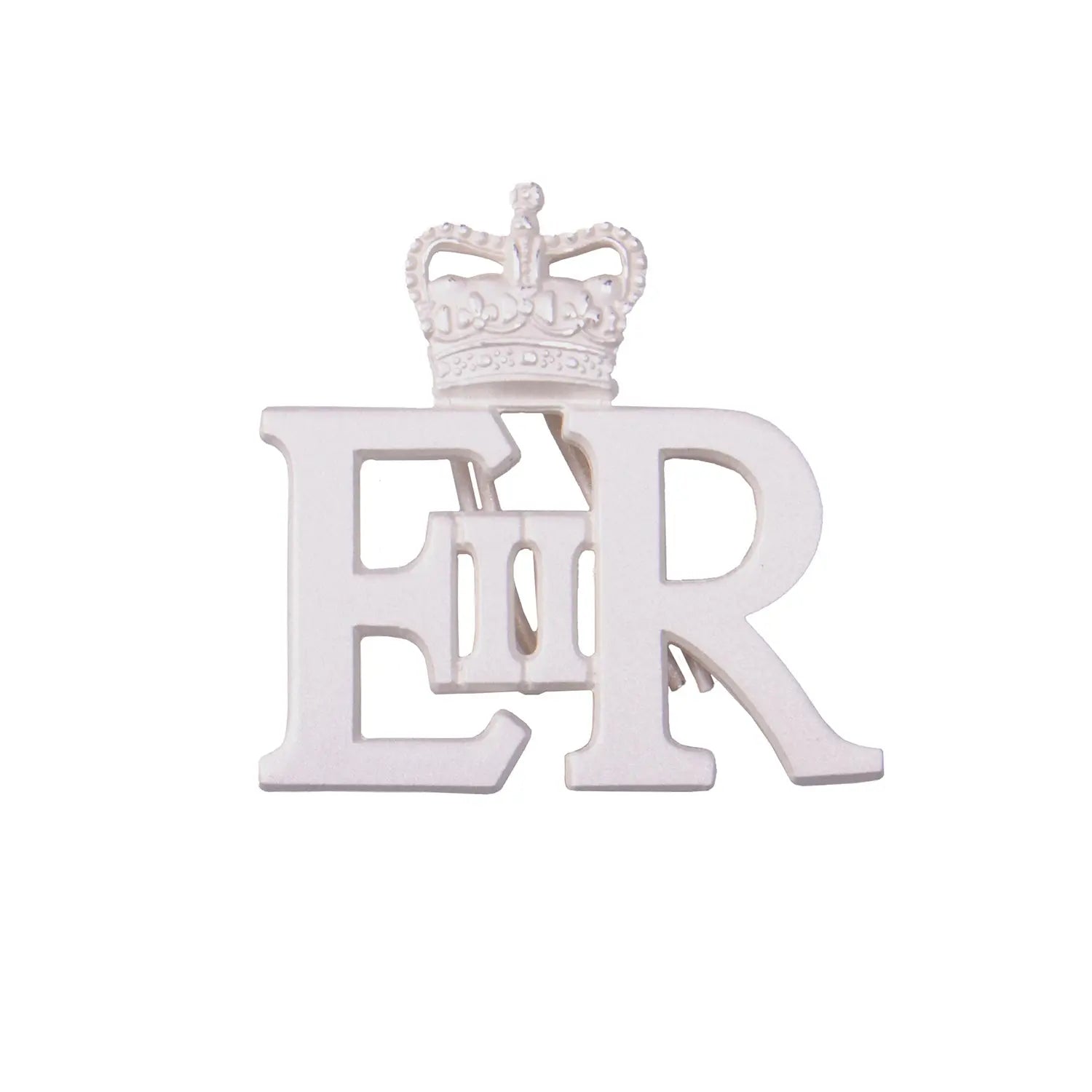 EIIR with Crown Cypher Silver Badge Soft Prongs Royal Navy wyedean