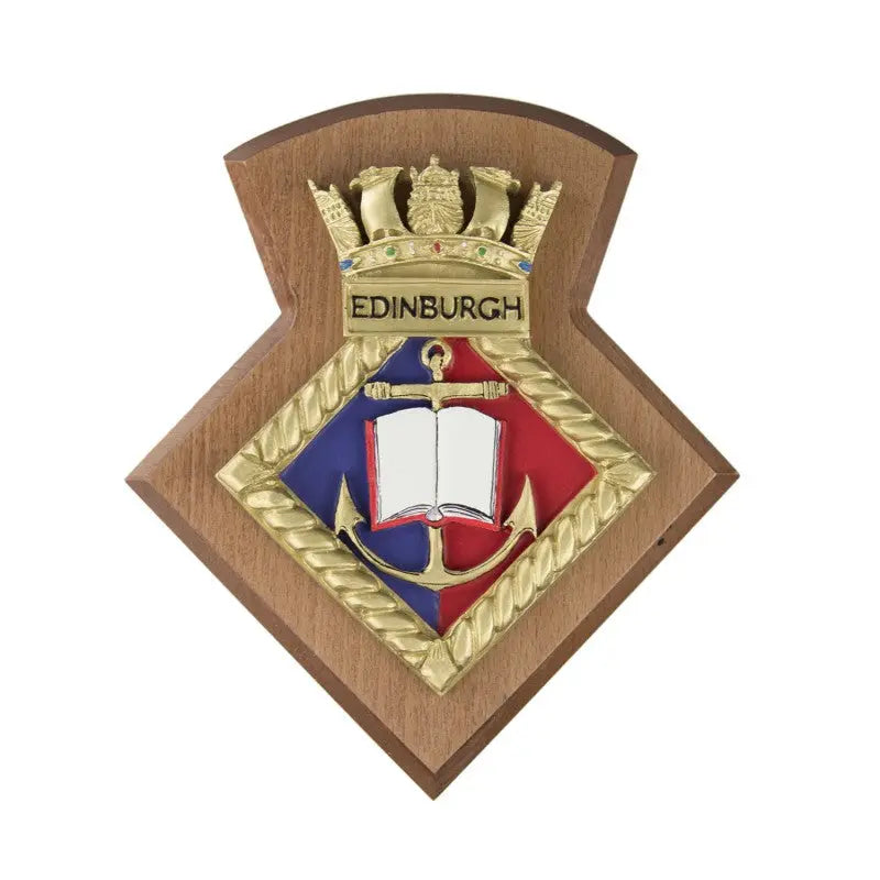 Edinburgh URNU Edinburgh University Royal Naval Unit Crest / Plaque wyedean