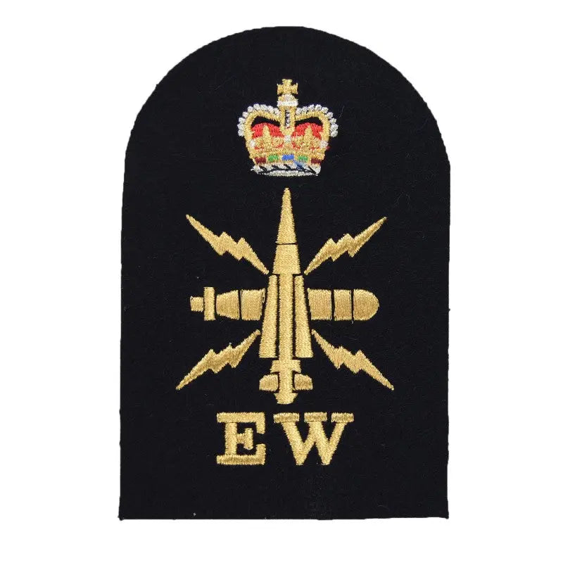 Electronic Warfare (EW) Petty Officer (PO) Royal Navy Badges wyedean