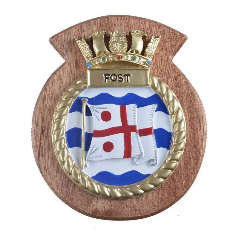 FOST Flag Officer Sea Training Unit Crest / Plaque wyedean