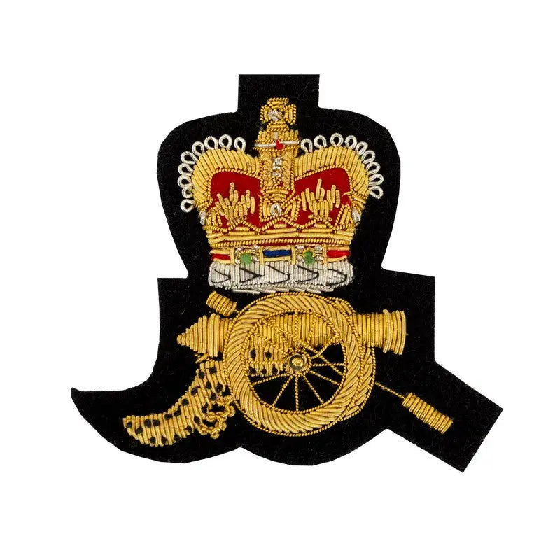 Field Gun and Crown Battery Quartermaster Sergeant , Royal Horse Artillery (RHA) British Army Badge wyedean