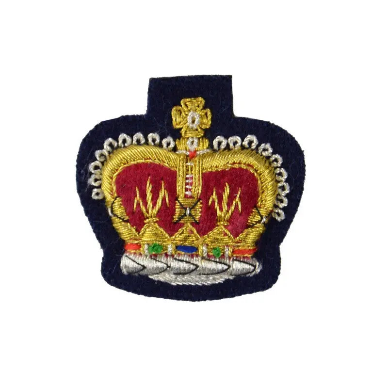 Flight Sergeant Large Crown Qualification Badge Royal Air Force (RAF) Band Badge wyedean