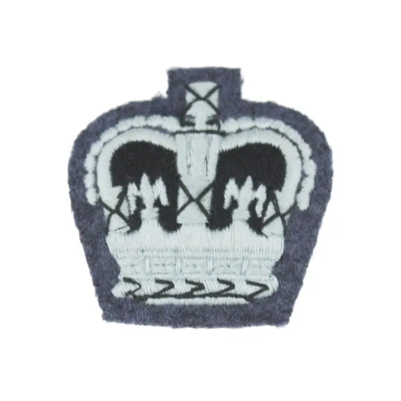 Flight Sergeant Small Crown Rank Badge Royal Air Force (RAF) wyedean