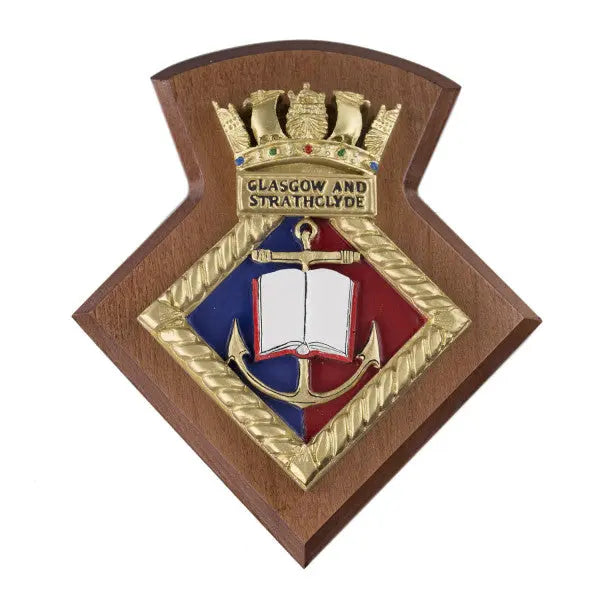 Glasgow and Strathclyde URNU Glasgow and Strathclyde University Royal Naval Unit Crest / Plaque wyedean