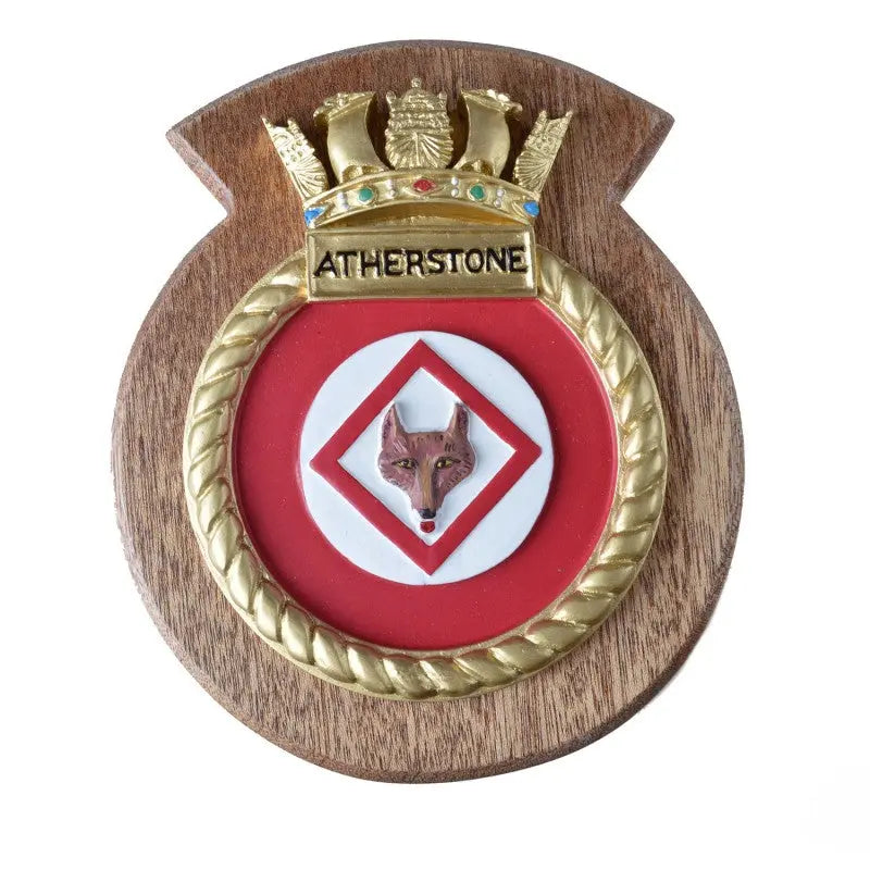 HMS Atherstone Ship Crest / Plaque wyedean