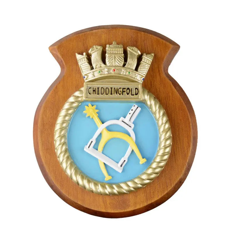HMS Chiddingfold Ship Crest / Plaque wyedean