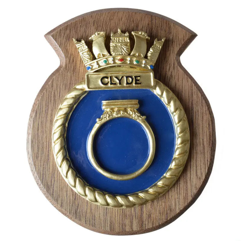 HMS Clyde Ship Crest / Plaque Wyedean