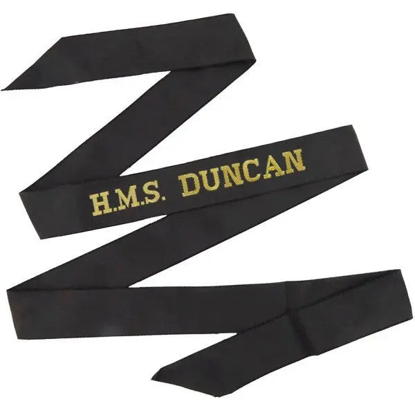 HMS Duncan Cap Tally Royal Navy Wyedean