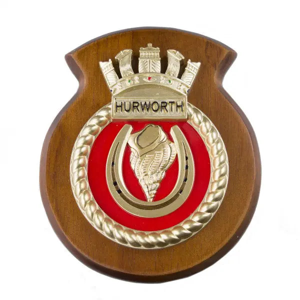 HMS Hurworth Ship Crest / Plaque wyedean