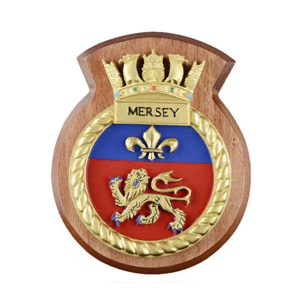 HMS Mersey Ship Plaque / Crest Wyedean