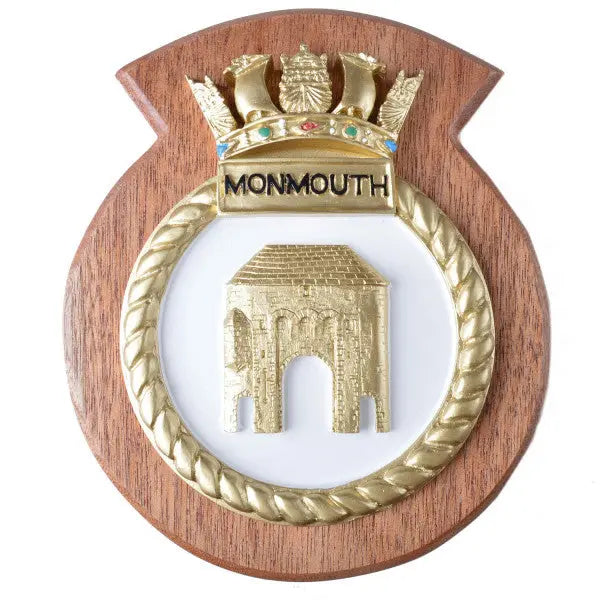 HMS Monmouth Ship Plaque / Crest Wyedean