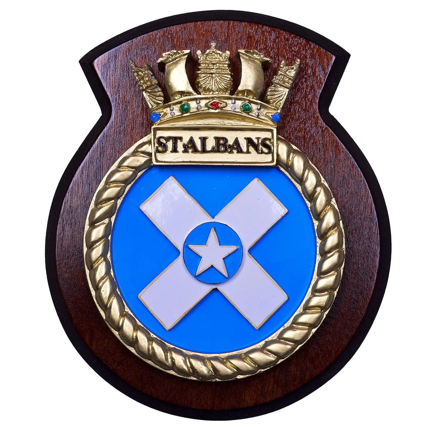 HMS ST Albans Ship Plaque / Crest wyedean