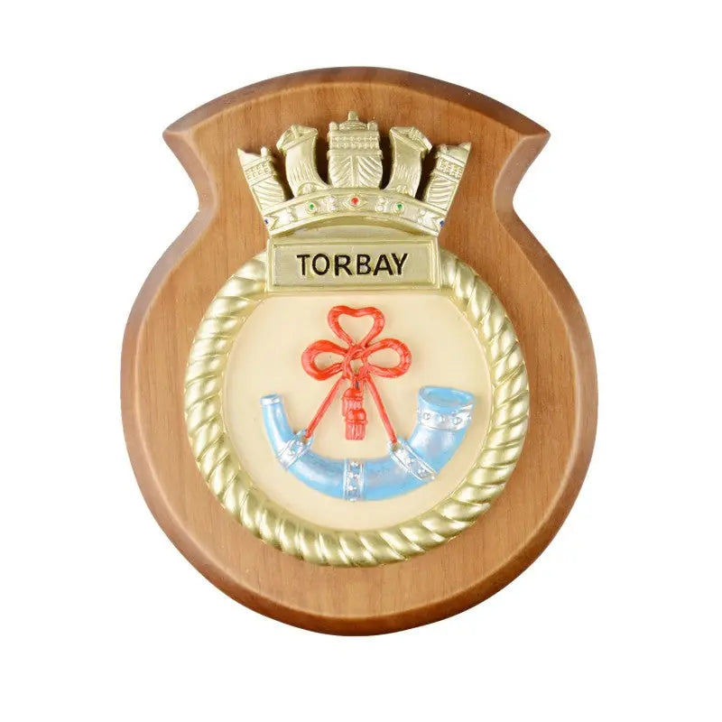HMS Torbay Ship Crest / Plaque wyedean