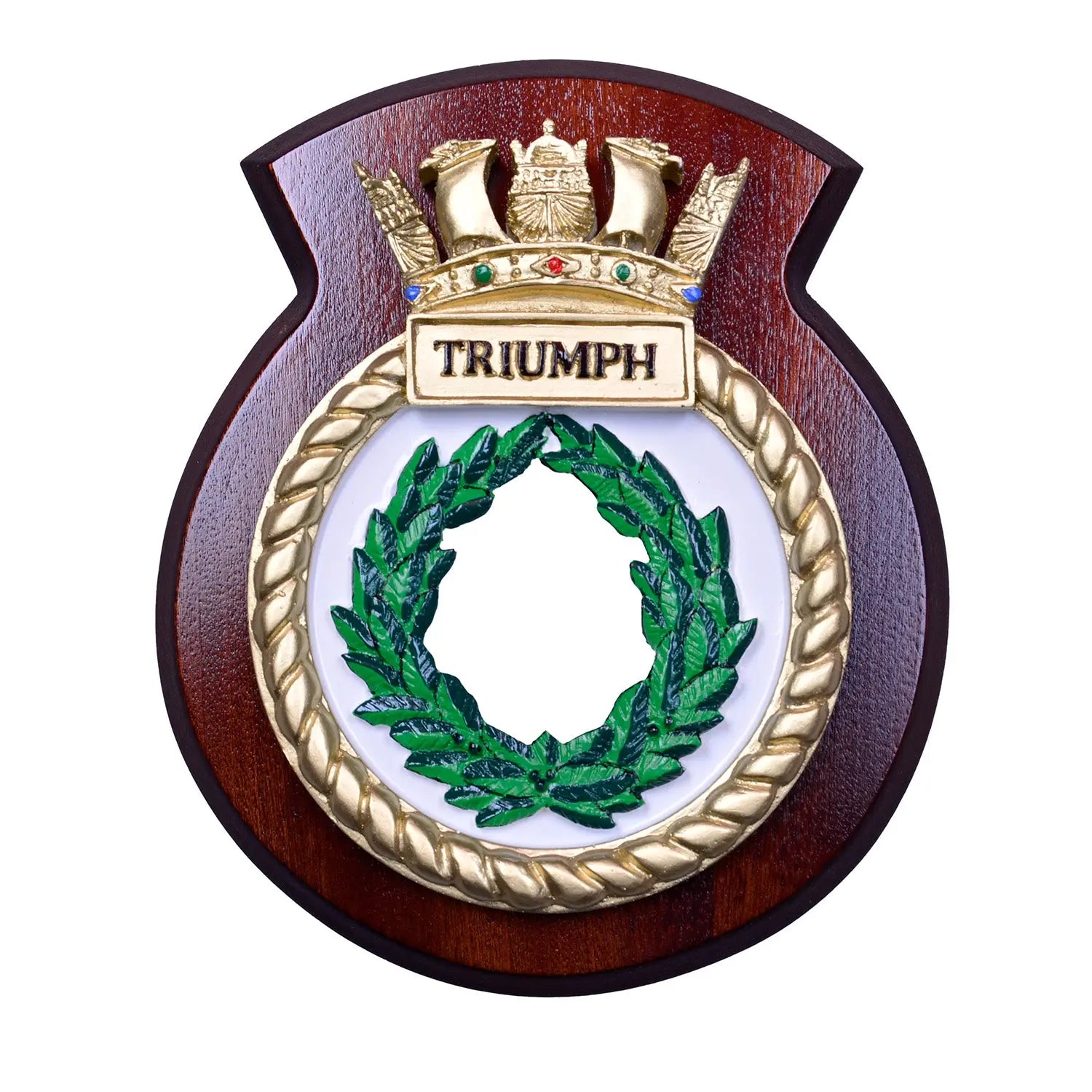 HMS Triumph Ship Crest / Plaque wyedean
