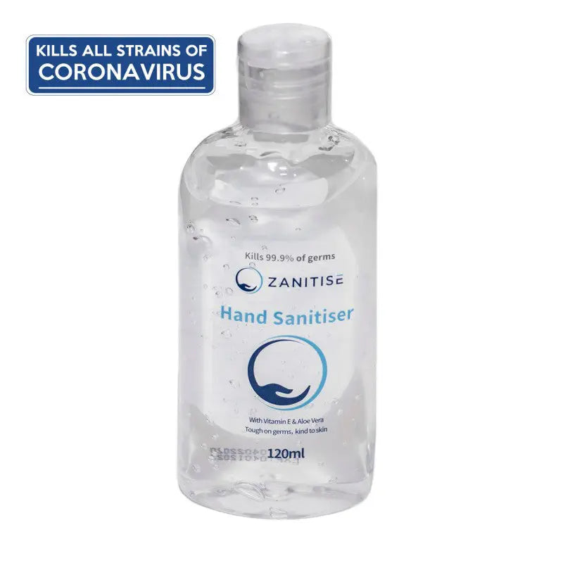 Hand Sanitiser Antibacterial Zanitise 120ml 75% Alcohol wyedean