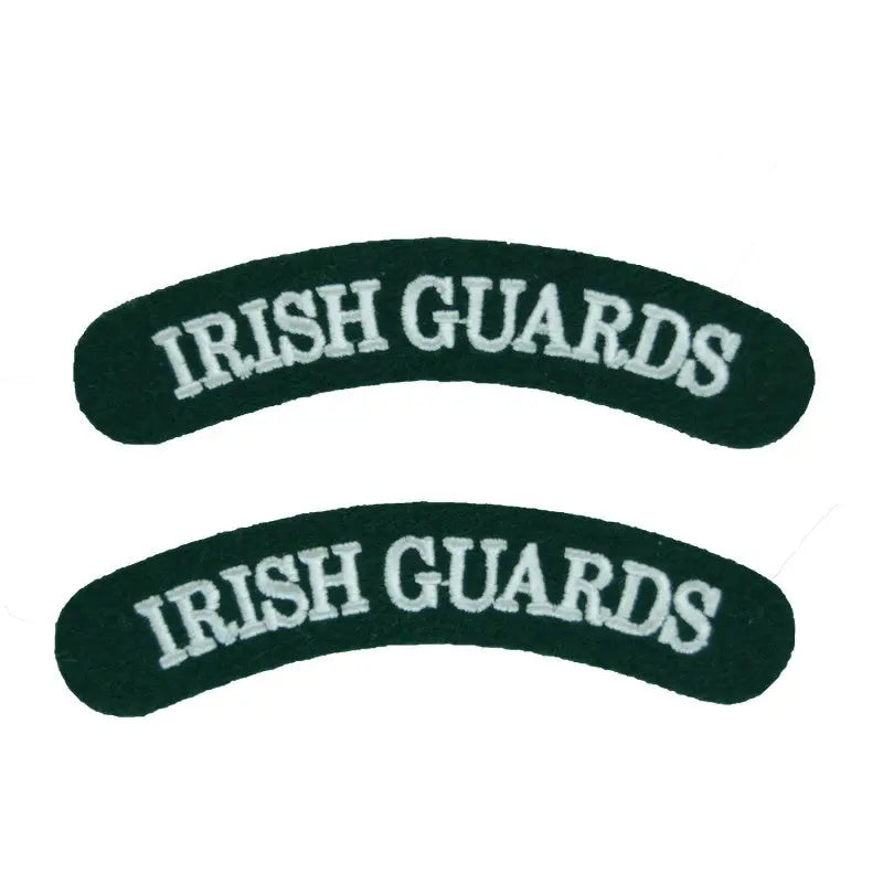 Irish Guards Shoulder Title Flash British Army Badge wyedean