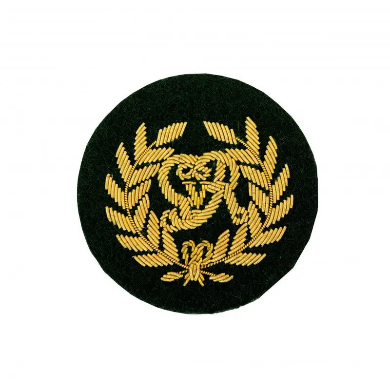Kings Badge Green Royal Marines (RM) Qualification Badge Royal Navy wyedean