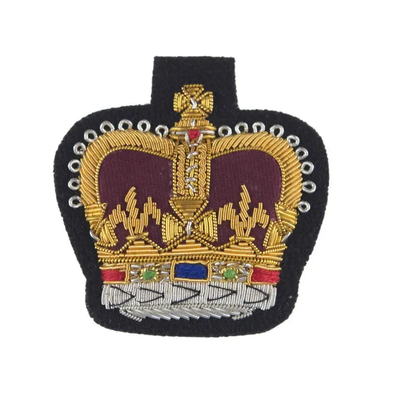 Large Crown Rank Badge Warrant Officer Class 2 (WO2) and NCO British Army wyedean