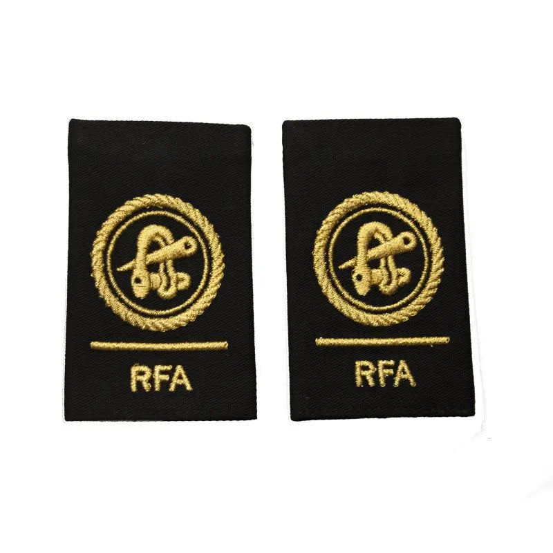 Leading Rate Deck Branch Slider Epaulette Royal Fleet Auxilary (RFA) Royal Navy Badge wyedean