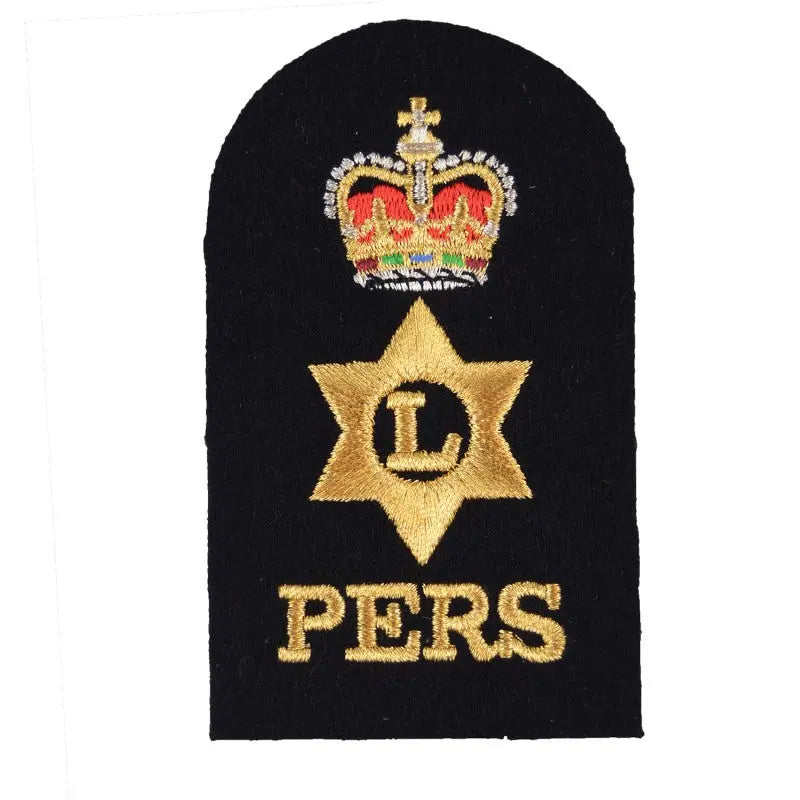 Logistics Personnel (PERS) Petty Officer (PO) Royal Navy Badges wyedean