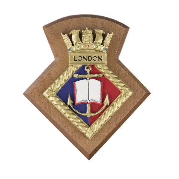 London URNU London University Royal Naval Unit Crest / Plaque wyedean
