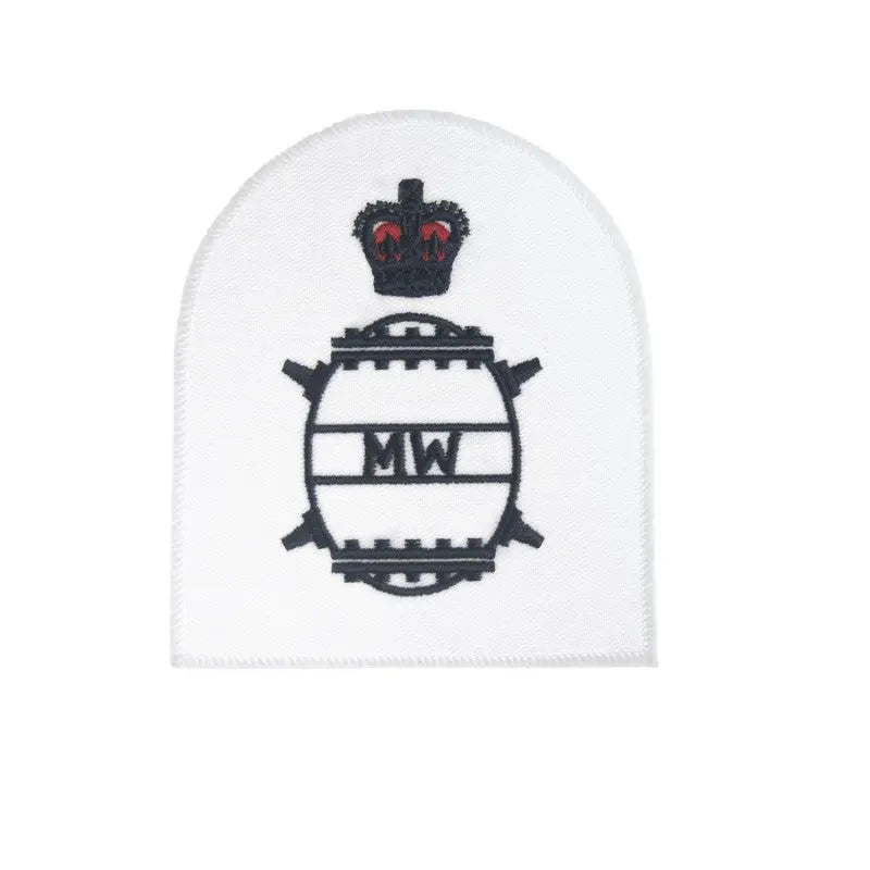 Mine Warfare (MW) Petty Officer (PO) Royal Navy Warfare Branch Badges wyedean