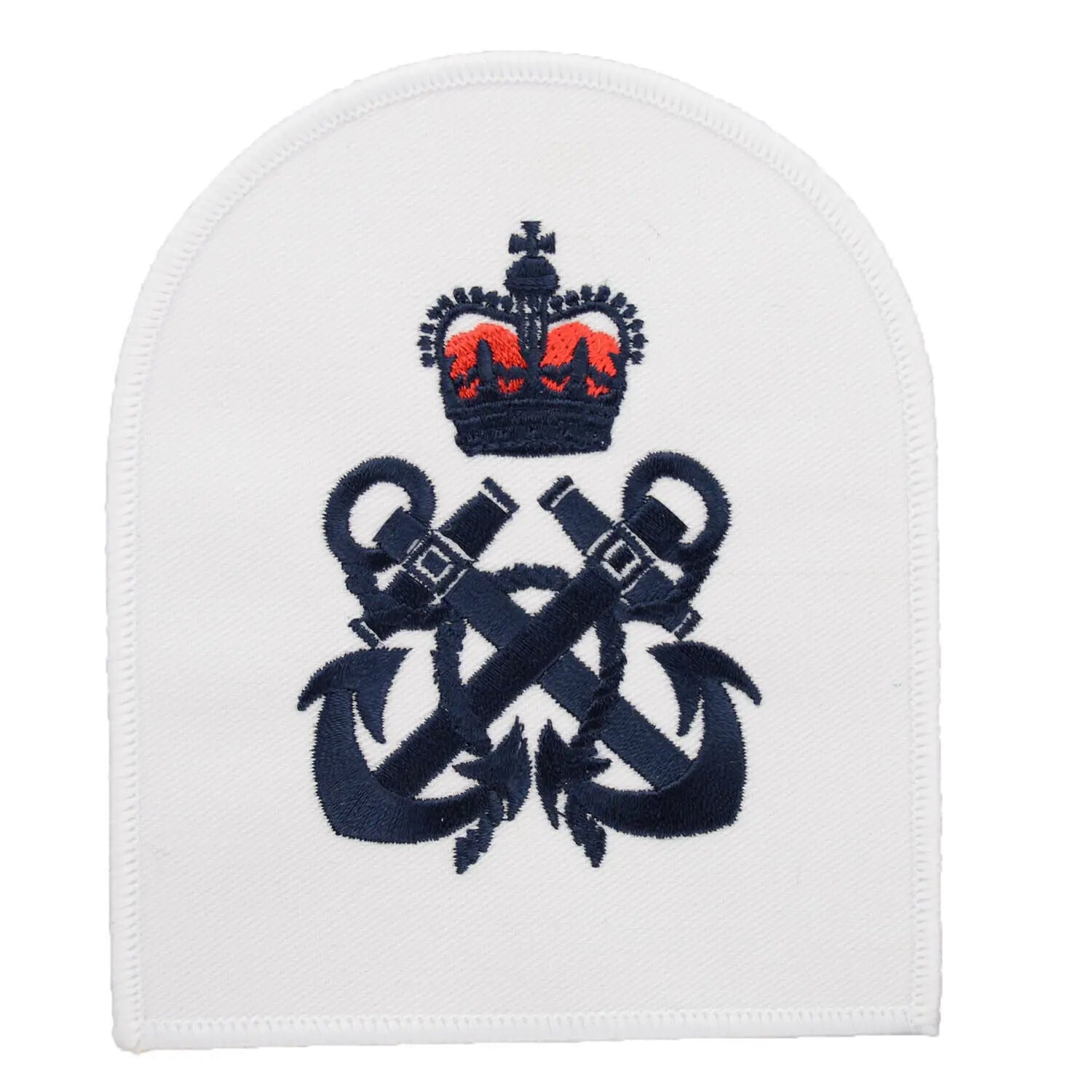 Petty Officer (PO) Coloured Crown Qualification Badge Royal Navy Wyedean