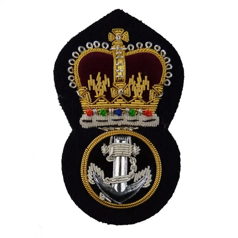 Petty Officer (PO) Rank Royal Navy Cap Badge wyedean