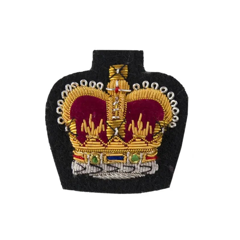 QMS, CSgt and SSgt NCO's Small Crown Rank Badge All Scottish Infantry British Army wyedean