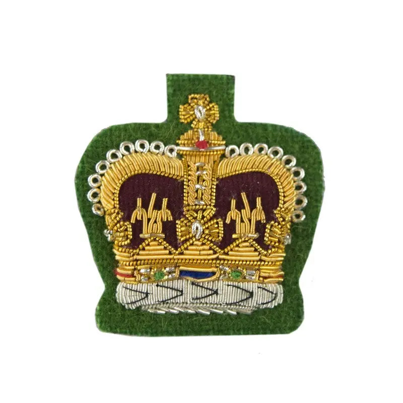 Genuine QMS, CSgt and SSgt NCO's Small Crown Rank Badge Intelligence ...