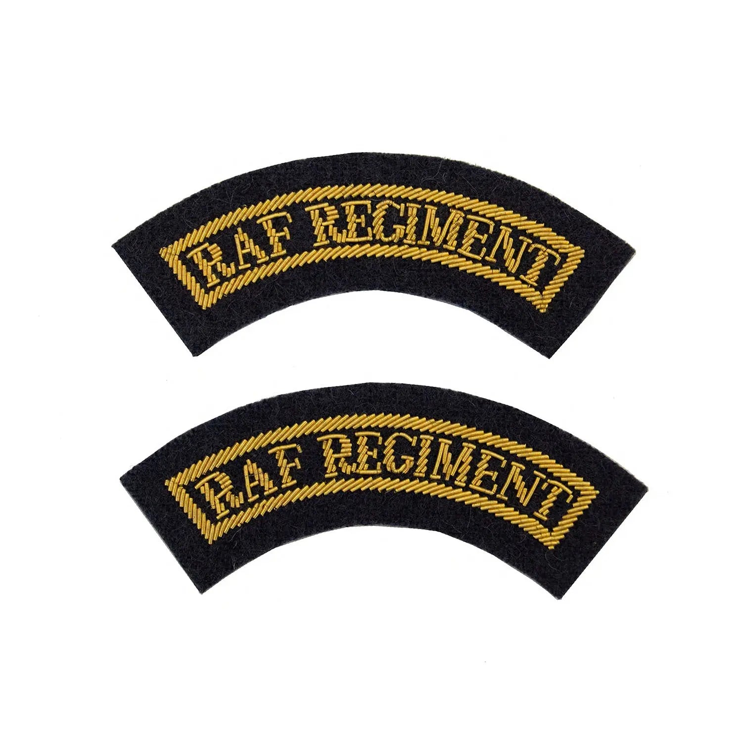 RAF Regiment Officers Organisation Badge Shoulder Title Royal Air Force (RAF) wyedean