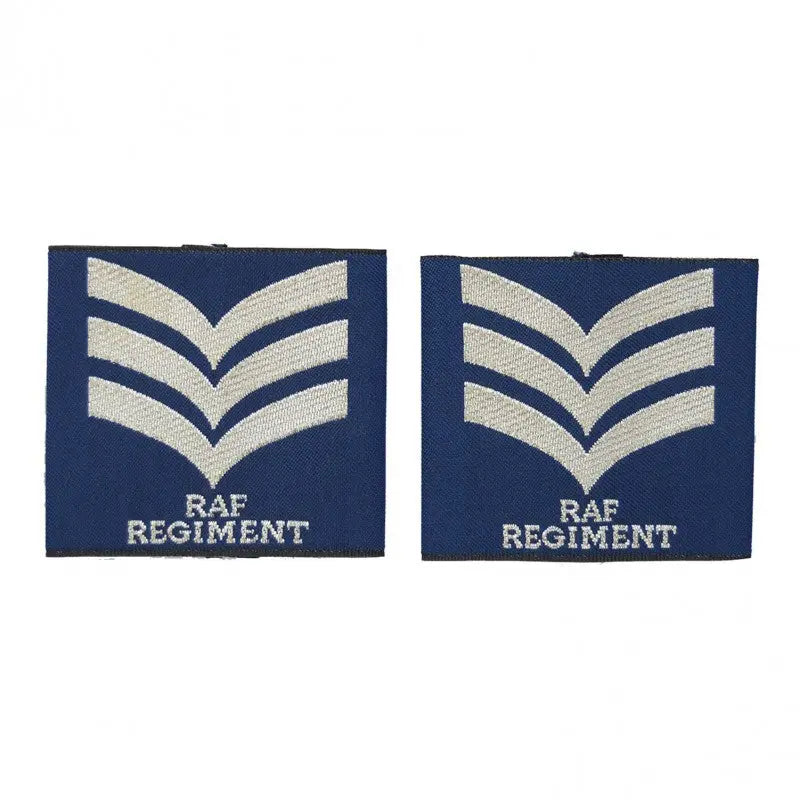RAF Regiment Sergeant (SGT) Slider Epaulette Royal Air Force Regiment Royal Air Force Badge wyedean