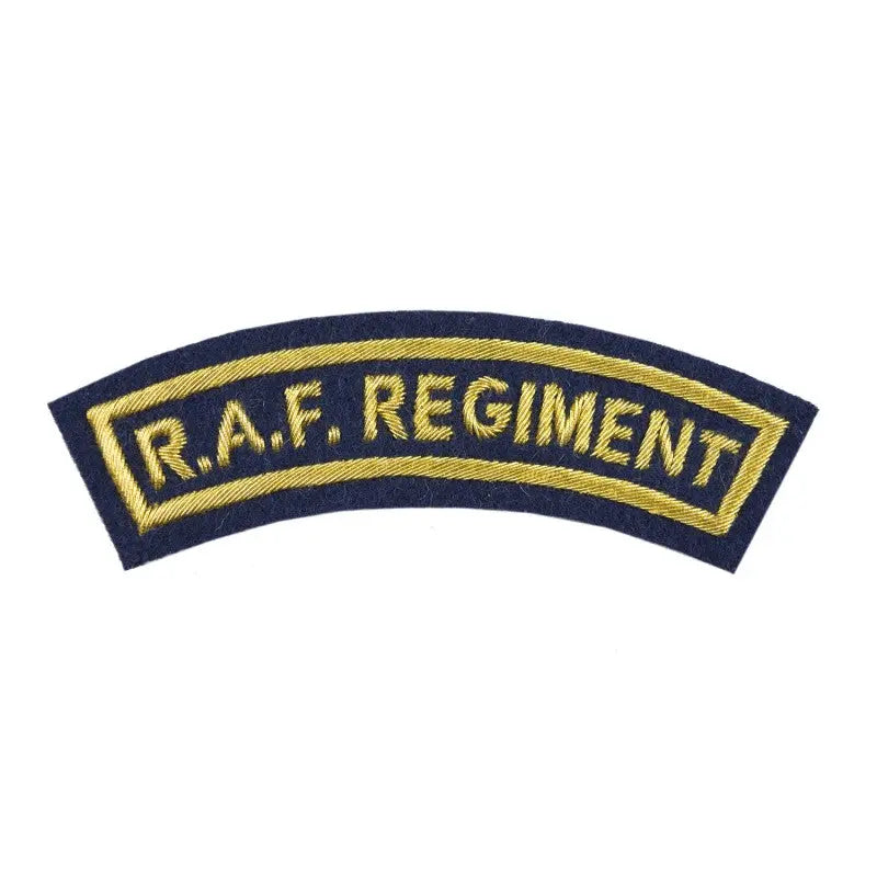 RAF RegimentAll Ranks Shoulder Title Royal Air Force Band (RAF) wyedean