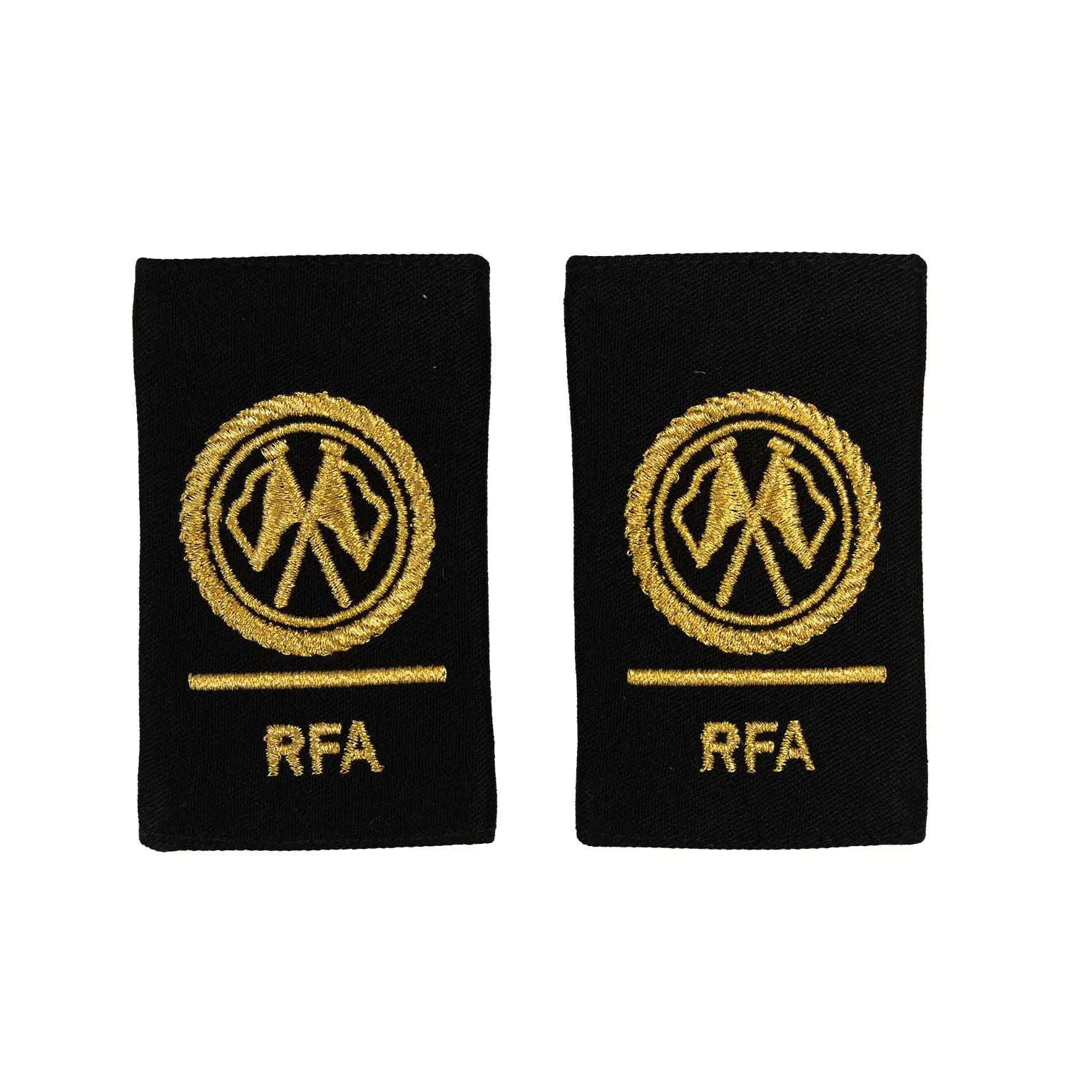 RFA Communications Branch Leading Aircraftsman Slider Epaulette Royal Fleet Auxiliary (RFA) Royal Navy (RN) Badge wyedean